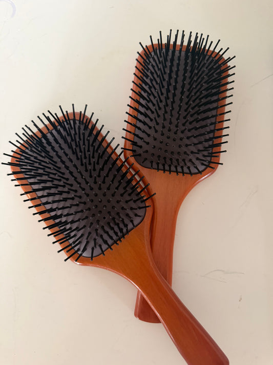 OG Wooden Hair Brush – Scalp Stimulation & Shine
