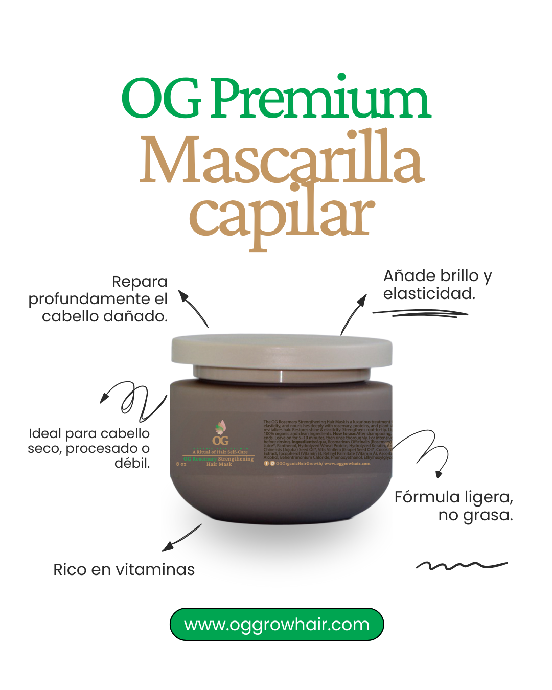 OG Rosemary Strengthening Hair Mask