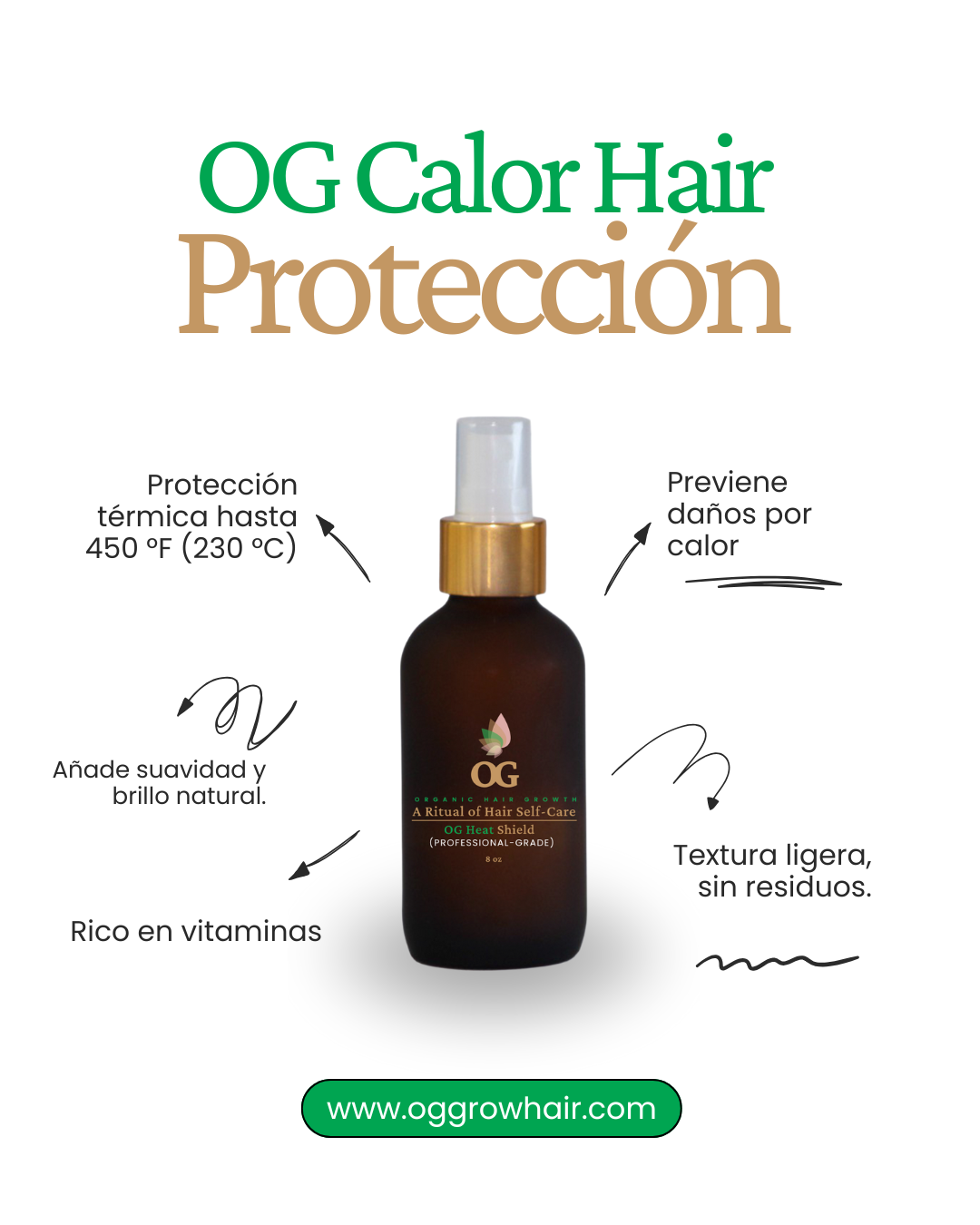 OG Rosemary Heat Shield (Leave-In Protection Spray)