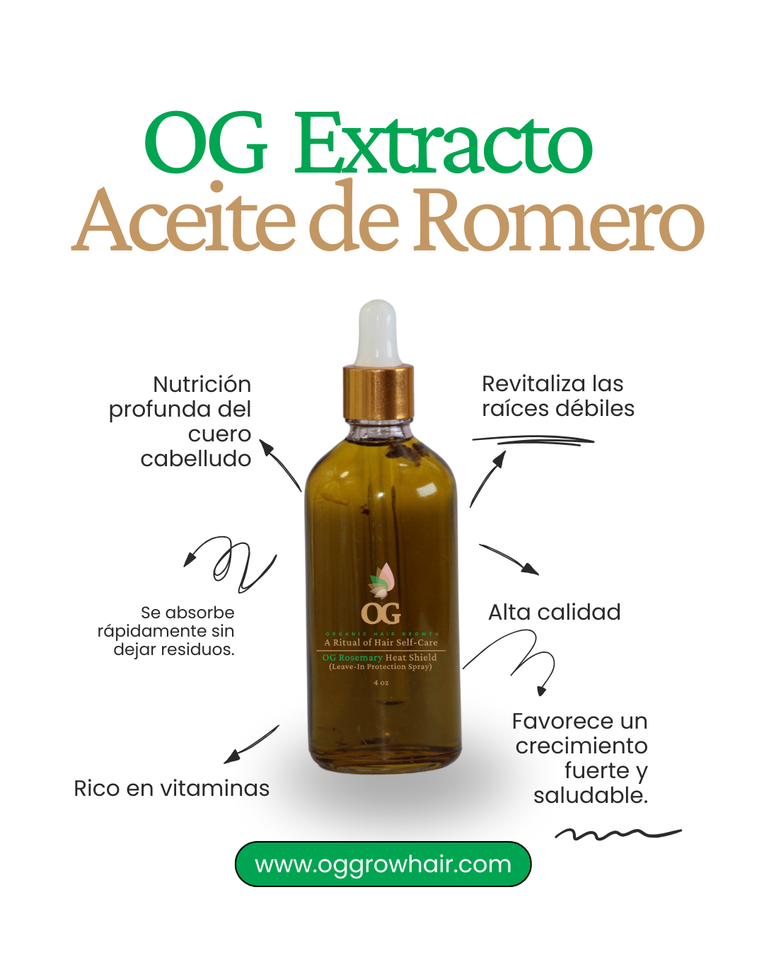 OG Rosemary Luxe Oil (Hair Growth Oil)