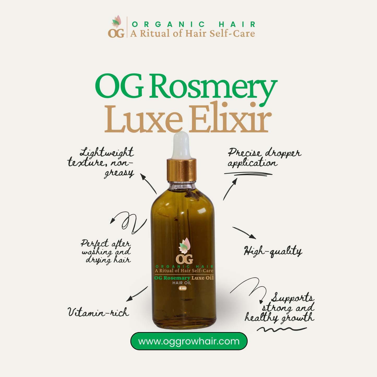 OG Rosemary Luxe Scalp Oil (Hair