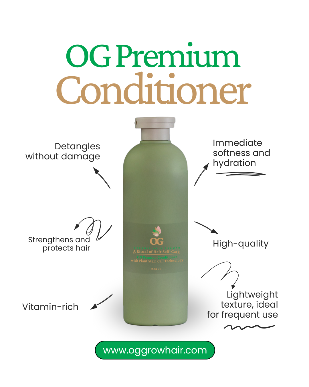 OG Premium Conditioner with Plant Stem Cell Technology