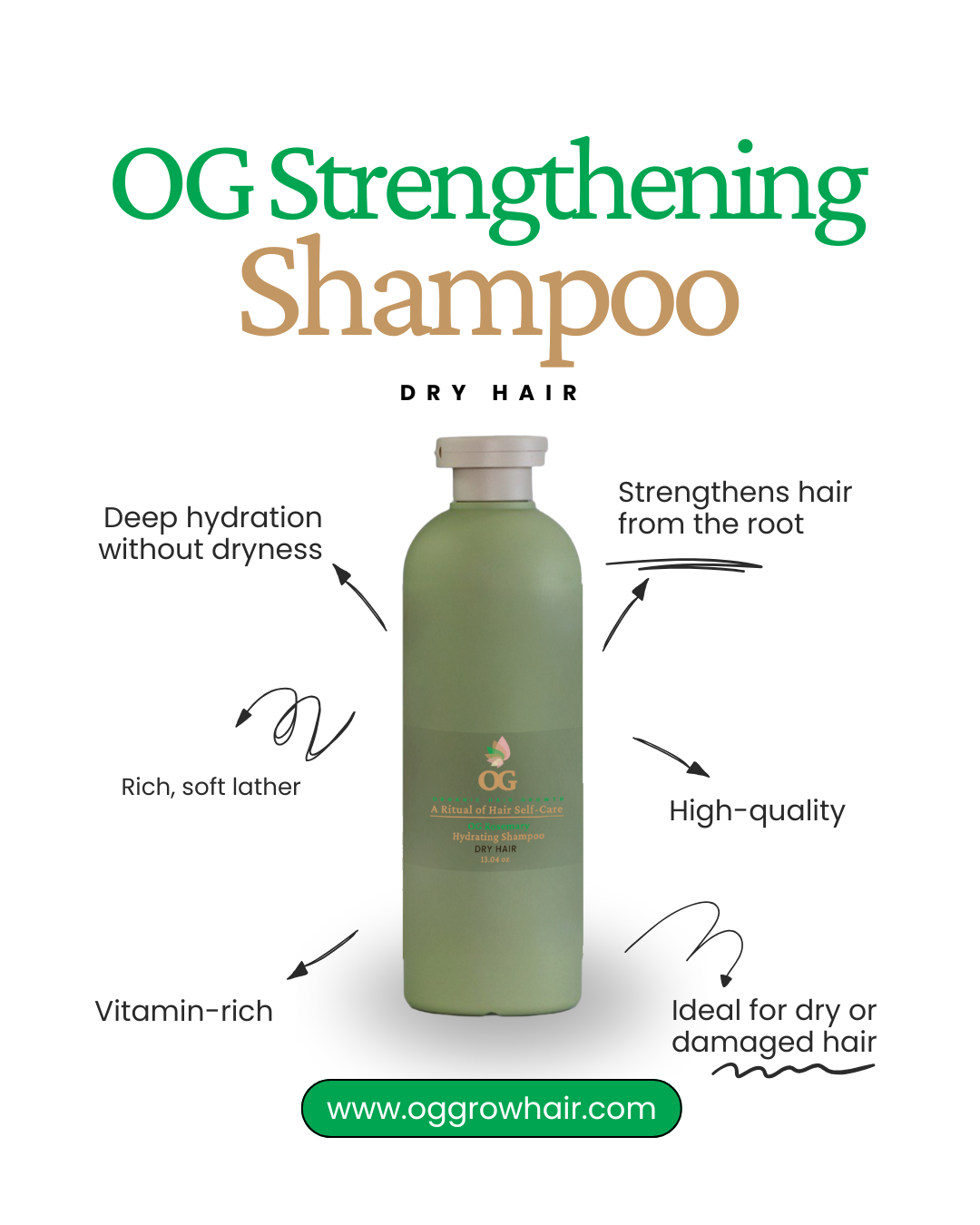 OG Rosemary Hydrating Shampoo (Dry Hair)